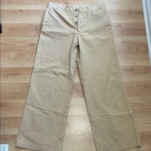 Ralph Lauren wide leg size 4 khakis